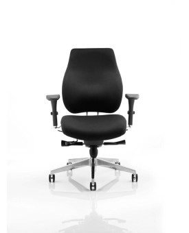 Chiro Plus Ergo Posture Chair Black With Arms