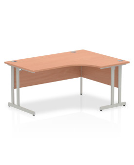 Corner economy desk - 1600mm x 1200mm  Beech - (Right Handed)