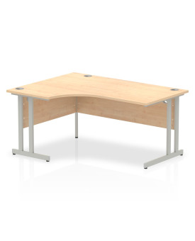 Corner economy desk - 1600mm x 1200mm  Maple - (Left Handed)