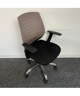 Black and Grey Task Chairs 