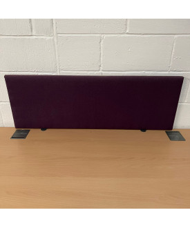 Purple straight desk divider - 1170