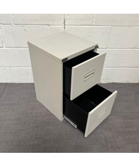 Triumph Silver Filing Cabinet- 2 Drawer