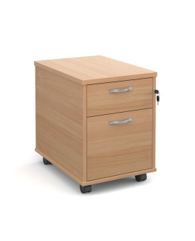 2 drawer economy mobile pedestal – Beech