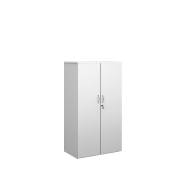 Economy 2 Door Cupboard - 1600mm - White 