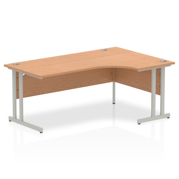 Corner economy desk - 1800mm x 1200mm - Oak RH