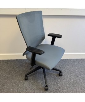 Grey Operator With Mesh Back Chair