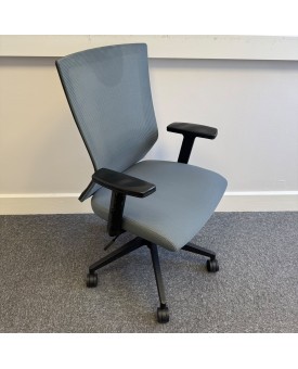 Grey Operator With Mesh Back Chair