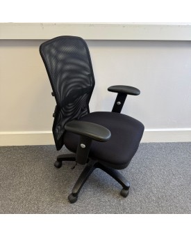Black Operator With Mesh Back Chair