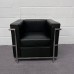 Hercules Regal Series Black Leather Armchair