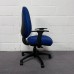 Blue Operator Chair - Fixed Arms