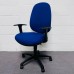 Blue Operator Chair - Fixed Arms