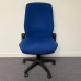 Blue Task Chair - Adjustable Moveable Arms