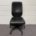 Black Leatherette Boss Design Komac Task Chair - No Arms