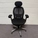 Black Mesh Operator Chair With Headrest