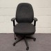 Grey Fabric Operator Chair- Adjustable Arms