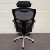 Black Mesh Operator Chair With Headrest