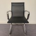 Black Mesh Static Meeting Chair