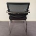 Black Static Stacking Meeting Chair