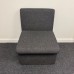 Charcoal Grey Modular Reception Seating