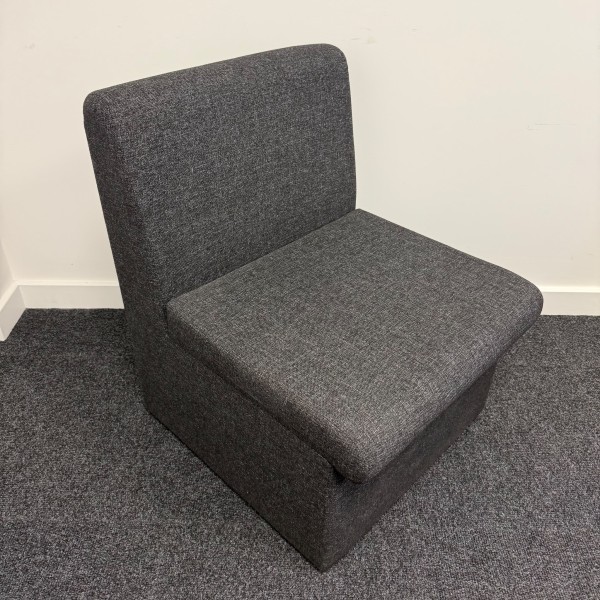 Charcoal Grey Modular Reception Seating