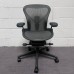  Herman Miller Aeron Graphite Remastered Posture Fit Task Chair- Size A