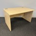 Maple Straight Desk- 1200mm- Panel End