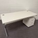 White Straight Desk Set 1600 x 800 Grade B