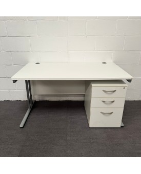 White Straight Desk Set 1600 x 800 White Straight Desk Set 1600 x 800