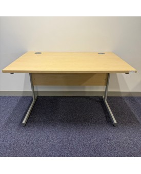 Maple Straight Desk- 1200mm- Cantilever