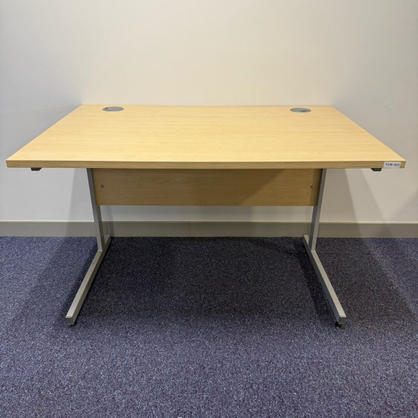 Maple Straight Desk- 1200mm- Cantilever