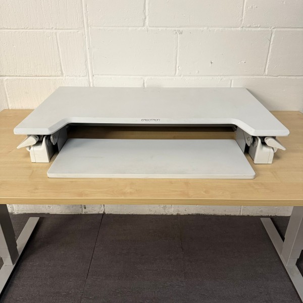 ERGOTRON White Sit Stand Desk Converter