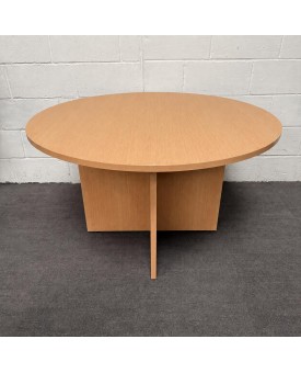 Beech 1200mm Round Meeting Table Beech 1200mm Round Meeting Table