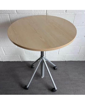 Senator Extendable Maple Round Meeting Table