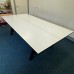 White Meeting table - W2400mm x D1200mm