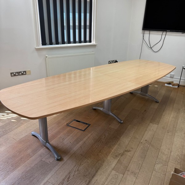 Beech Meeting Table - 3200mm