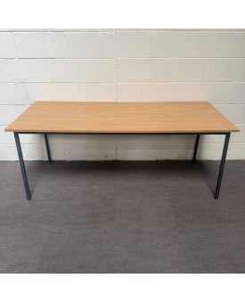Oak Straight Meeting Table - 1780mm