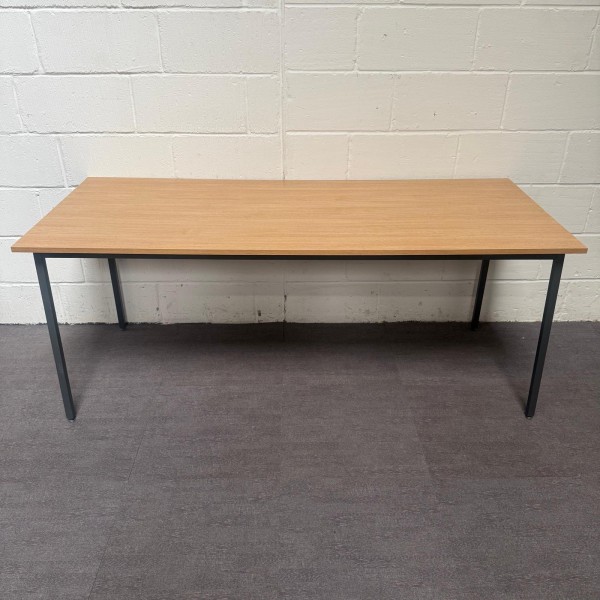 Oak Straight Meeting Table - 1780mm