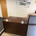 Modular Walnut Reception Desk - 2000mm Wide