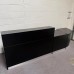 Modular Black Reception Desk 2400mm Wide