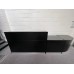 Modular Black Reception Desk 2400mm Wide