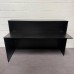 Modular Black Reception Desk 2400mm Wide