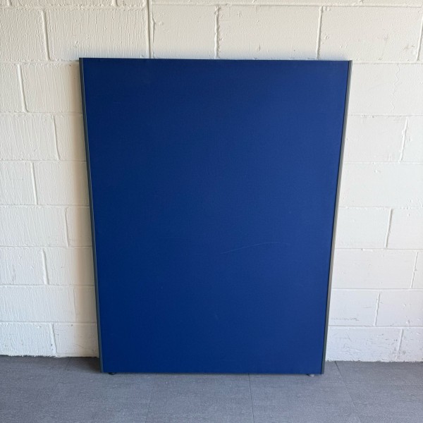 Blue Office Divider Screen- 1600mm High 1200mm Wide