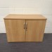 Oak 1 shelf Cupboard- 715mm High - Grade B