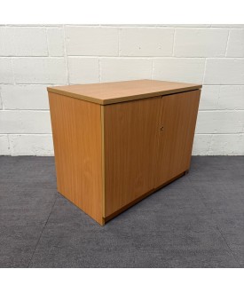 Beech 1 shelf Cupboard- 740mm High