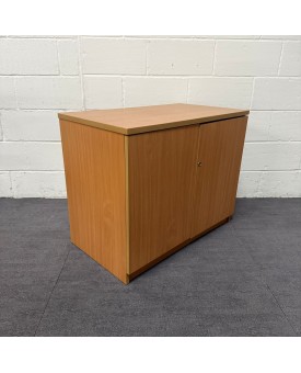 Beech 1 shelf Cupboard- 740mm High