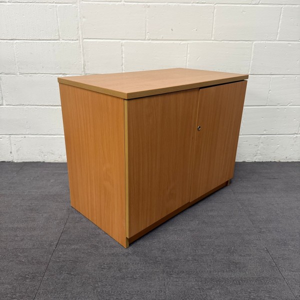 Beech 1 shelf Cupboard- 740mm High
