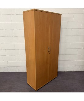 Beech Tall 4 Shelf Cupboard- 2000mm High