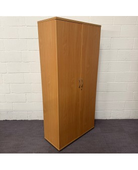 Beech Tall 4 Shelf Cupboard- 2000mm High
