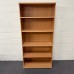 Beech Tall 4 Shelf Bookcase- 950mm Wide 2000mm High