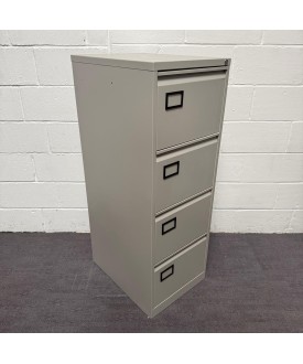 Triumph Silver Filing Cabinet- 4 Drawer